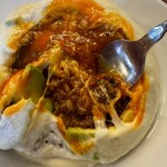 MOKUBAZA - 口をつける前に崩したところ