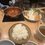 千里 しゃぶちん - 白ごはん