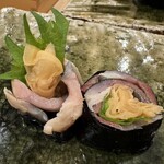 鮨桂太 - 鯖のガリ巻き　◎