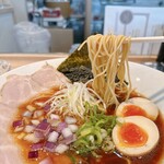 自家製麺 フラワー - 濃厚濃厚しょうゆ+特製チャーシュー