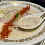 鯛白湯らーめん ○de▽ - 