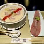 鯛白湯らーめん ○de▽ - 