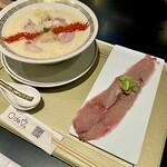 鯛白湯らーめん ○de▽ - 