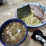 航龍 - つけそば(並)とトッピングチャーシュー