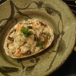 鶴に橘 - カニの蒸し物