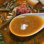 満州ニラら～めんの店 さかえや - 味噌スープ