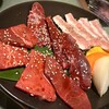 牛傳 - 牛傳焼肉ランチ（おまかせ米沢牛・とんとろ・牛ハラミ ）1600円税込み