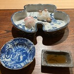 明寂 - ★9お造り　真鯛、☆10真蛸