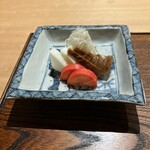 明寂 - ★7ぬか漬け（京人参、長芋、千切りごぼう）、筍の佃煮