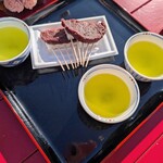 法多山名物だんご企業組合 - 和菓子百名店2023にも選ばれた「厄除けだんご」と静岡の美味しい緑茶♡