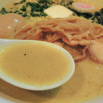 おおぜき中華そば店 - 【限定】味噌カレー牛乳そば（850円）