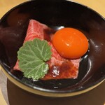 六本木 大皿焼肉 老中 - 菓子椀ゆっけ風