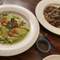 Serafina NEW YORK さいたま新都心店 - パッパルデッレ アル ベスト ディ ポルトフィーノ
                    スパゲッティーニ ディ ハッシュドビーフ