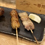 焼鳥 八功堂 - つくね＆豚バラ