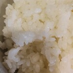 ステーキハウス鉄板焼 不二 - ご飯もぴかぴかで粒立ち良く､美味しい｡