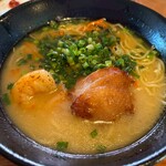チャイナボイジャー - チキンと海老の白湯麺