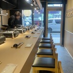 WAGYU SUKIYAKI 極 - 店内入口方向