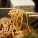 ラーメン札幌一粒庵 - 中太麺