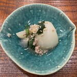 焼鳥 せきね - 蕪のそぼろ餡掛け