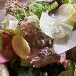 セルクル - 華やかブーケな、新鮮サラダ