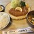 とんかつ 栄 - 料理写真:いかにもトンカツ定食だが驚くほど美味しいトンカツでした