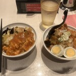 蒙古タンメン中本 - 半蒙古タンメン　半蒙古丼