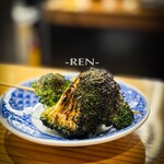 焼鳥 とり藤 - ブロッコリー 鶏油焼 385円