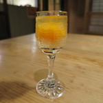 御料理 光安 - 卵黄の味噌漬け