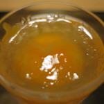 御料理 光安 - 卵黄の味噌漬けアップ