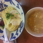 鳥そば 真屋 - 14'鶏節とアゴ出汁の冷やしつけそば