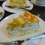 ハーブス - カスタードマロンケーキ