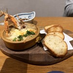 炉端のくろ兵衛 - 蟹味噌のグラタン