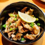 やきとり家 錦海まる - 『とり皮ポンズ』