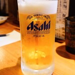 やきとり家 錦海まる - 『生ビール（小ジョッキ）』①