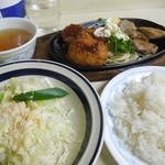 キッチン岡田 - 日替わり定食 650円　H26.12