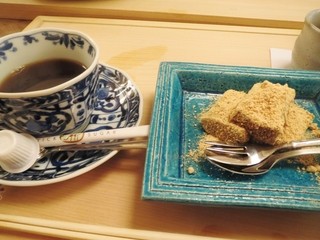 Kappo Takeuchi - 手作り蕨餅とコーヒー