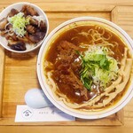 中華そば 肴 yamago - パイカ酸辣湯ラーメン+炭火焼き親鶏飯(小)