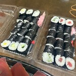 マルヨ寿司 - 細巻き (新香巻、胡瓜巻き、いかしそ巻、鉄火巻)