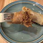 とーかんまんしょん錦糸町101号室 - 鰻と里芋の春巻き