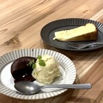 とーかんまんしょん錦糸町101号室 - デザート　フォンダンショコラ/バスクチーズケーキ