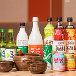 韓美膳 - ドリンク写真:ドリンク集合