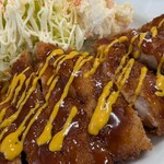 白龍ラーメン - マスタードをたっぷりと