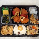 たごさく - 料理写真:チキンと野菜の黒酢和え弁当