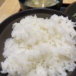 盛かつ - デフォルトご飯は大盛りです