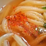 讃岐うどん 今雪 - 幻のうどん唐辛子「だーだーかぁか」を投入