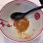 蒙古タンメン中本 - 味噌豚麺、美味しさゆえに、完飲完食です！！