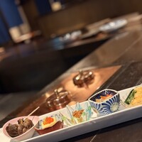 御影蔵 丸ビル - カウンター席にて…