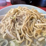 ラーメン 富士丸 - 丼底からかき混ぜ…