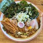 ムコウガワ製麺所 - わかめラーメン＋チャーシュー4枚＋1.5玉
