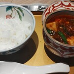 中国菜 ARATA - 牛肉麻婆豆腐とライス